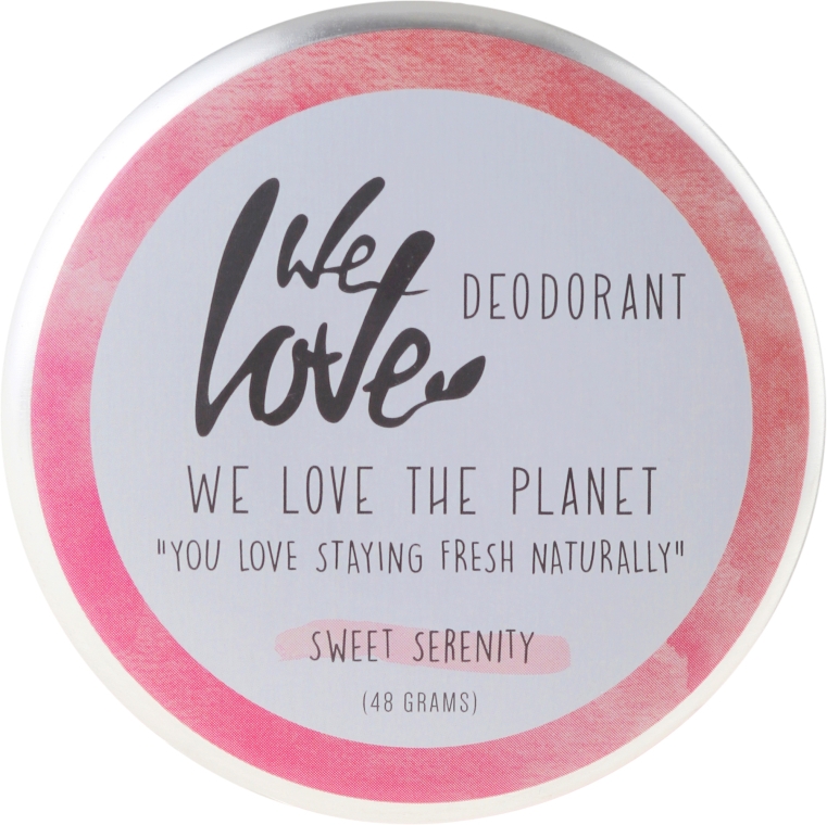 Натуральний кремовий дезодорант "Sweet Serenity" - We Love The Planet Deodorant Sweet Serenity — фото N1