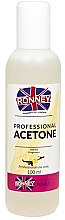 Засіб для зняття лаку "Ваніль" - Ronney Professional Acetone Vanilia — фото N1