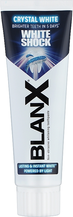 Відбілювальна зубна паста - BlanX White Shock Instant White Brilliant Enamel Toothpaste