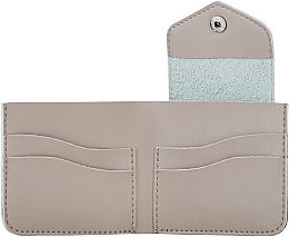 Гаманець тауп у подарунковій коробці "Classy" - MAKEUP Bi-Fold Wallet Taupe — фото N5