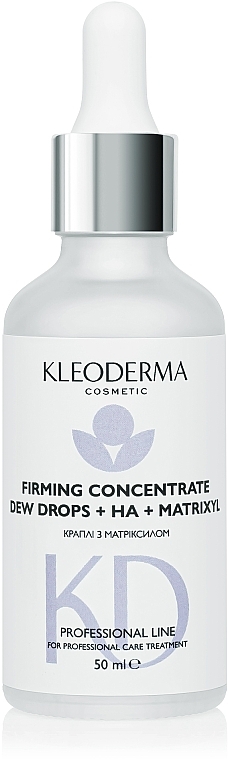 Омолаживающие капли для лица с Матриксилом - KleoDerma Firming Matrixyl Concentrate Dew Drops — фото N1