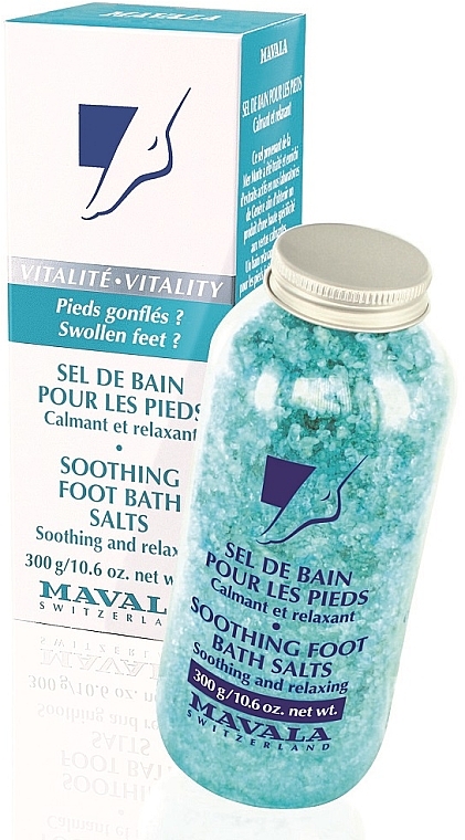 Заспокійлива сольова ванна для ніг - Mavala Soothing Foot Bath Salts — фото N1