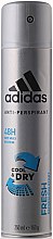 Дезодорант - Adidas Anti-Perspirant Fresh Cool & Dry 48H — фото N7