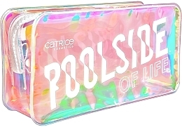 Прозора косметичка з голографічним дизайном - Catrice Poolside Of Life Pool Bag — фото N1