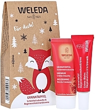 Парфумерія, косметика Набір - Weleda Mini Pomegranate Set (sh/gel/20ml + h/cr/10ml)