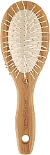 Масажна щітка для волосся, XS - Olivia Garden Bamboo Touch Detangle Nylon — фото N1