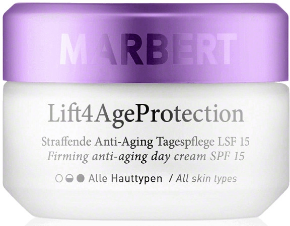 Укрепляющий дневной крем - Marbert Lift4Age Protection Firming Anti-Aging Day care SPF 15 — фото N1