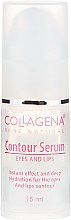 Колагенова сироватка для очей і губ - Collagena Rose Natural Contour Serum — фото N2