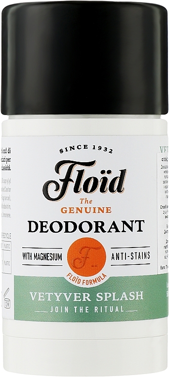 Дезодорант-стік - Floid Vetyver Splash Deodorant