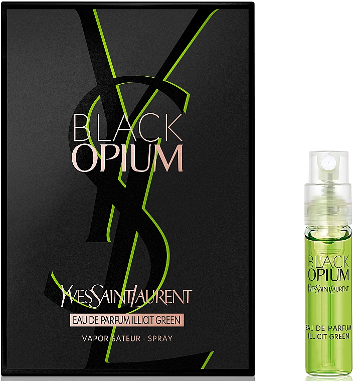 Yves Saint Laurent Black Opium Illicit Green - Парфумована вода (пробник) — фото N1