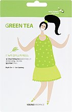 Парфумерія, косметика Маска для обличчя - Mediface Young Green Tea Mask Pack