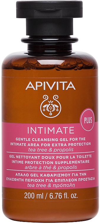Деликатный очищающий гель для интимной гигиены с чайным деревом и прополисом - Apivita Intimate — фото N6