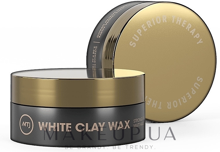Воск для волос сильной фиксации с матирующим эффектом - MTJ Cosmetics Superior Therapy White Clay Wax — фото 100ml