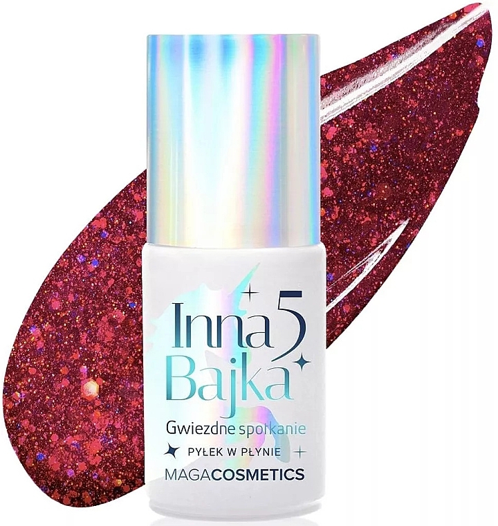 Гибридный гель-лак - Maga Cosmetics Inna Bajka 5 Glitter Gel Polish — фото N2
