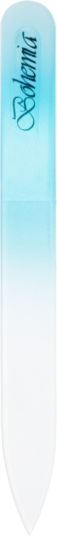 Пилочка хрустальная для ногтей 08-1052, 105мм, голубая - SPL — фото N1