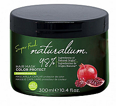 Маска для волос - Naturalium Super Food Pommegranate Color Protect Hair Mask — фото N1