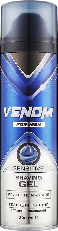 Піна для гоління - Venom For Men Sensitive — фото N1