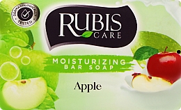 Парфумерія, косметика Мило "Яблуко" у паперовій упаковці - Rubis Care Apple  Moisturizing Bar Soap