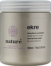 Парфумерія, косметика Маска для сухого волосся з екстрактом кокоса - Ekre Nature Nourishing Mask Dry And Brittle Hair