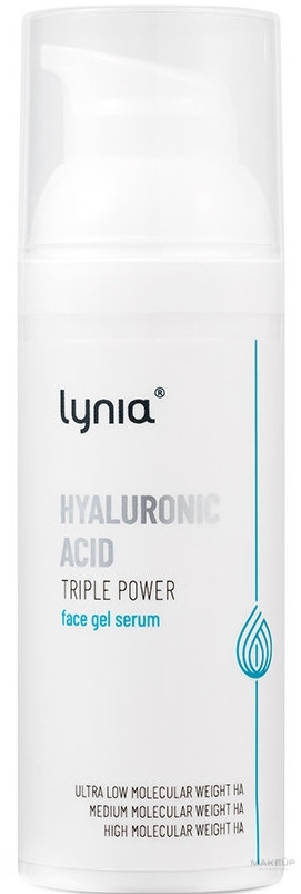 Гелева сироватка з гіалуроновою кислотою - Lynia Triple Power Hyaluronic Acid Face Gel Serum — фото 50ml