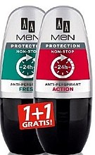 Духи, Парфюмерия, косметика Набор - AA Men Protection Non-Stop 24h Anti-Perspirant (2 xdeo/50ml)