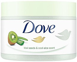 Духи, Парфюмерия, косметика Скраб для тела смягчающий - Dove Exfoliating Body Scrub Kiwi Seeds & Cool Aloe