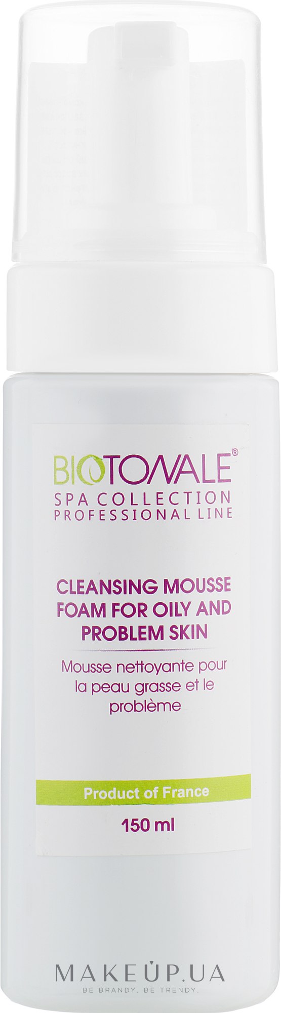 Очищувальний мус-піна для жирної та проблемної шкіри - Biotonale Cleansing Mousse Foam for Oily and Problem Skin — фото 150ml