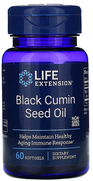 Харчові добавки "Олія насіння чорного кмину" - Life Extension Black Cumin Seed Oil — фото N1