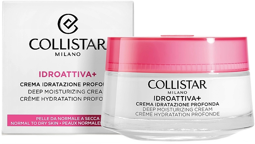 Зволожувальний крем для нормальної та сухої шкіри - Collistar Idroattiva+ Deep Moisturizing Cream — фото N1