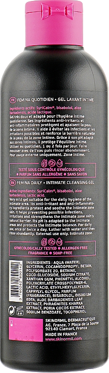 Очищувальний гель для щоденної інтимної гігієни - Skinormil Femina Daily — фото N2