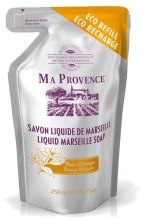 Жидкое Марсельское мыло в экономичной упаковке "Апельсин" - Ma Provence Liquid Marseille Soap Orange — фото N1