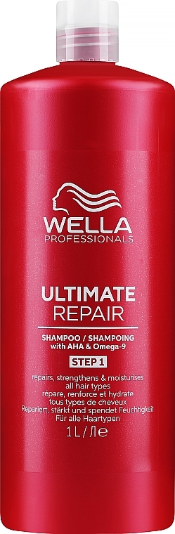Шампунь для всіх типів волосся - Wella Professionals Ultimate Repair Shampoo With AHA & Omega-9 — фото N5