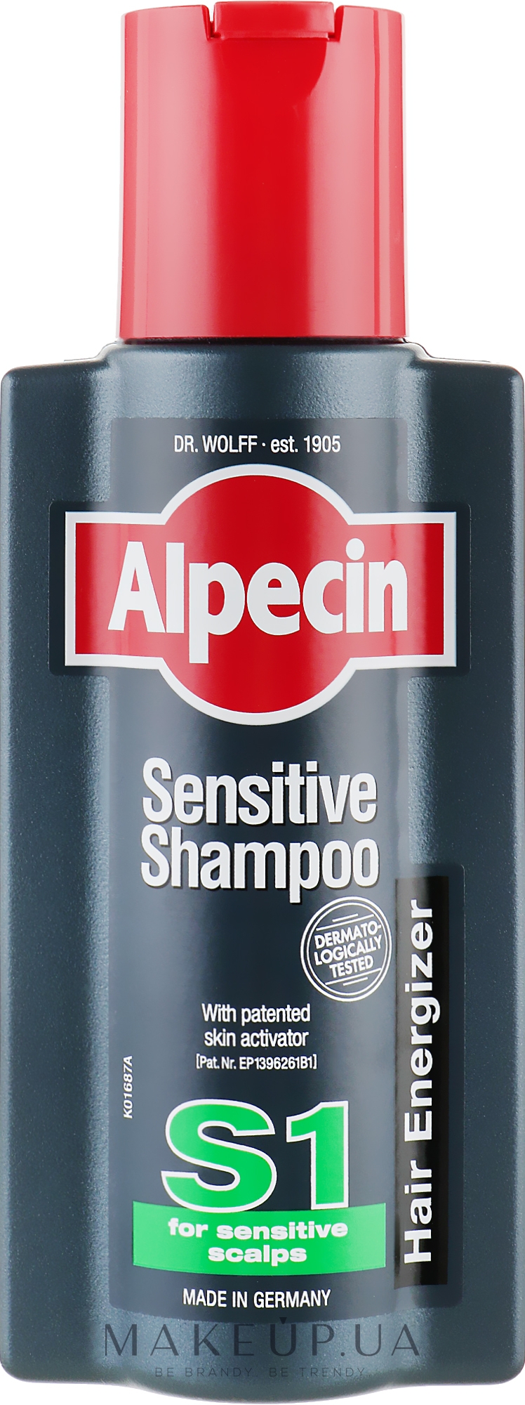 Шампунь для чувствительной кожи головы - Alpecin S1 Sensitive Shampoo — фото 250ml