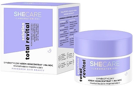 Синбиотический ночной крем-концентрат для лица - SheCare Total Revital Solution+ — фото N1