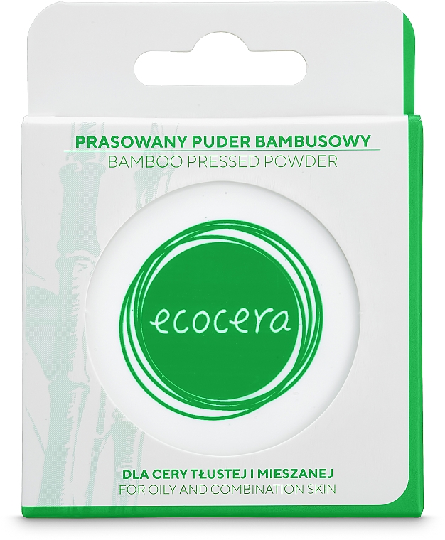 Пресована бамбукова пудра для обличчя - Ecocera Bamboo Pressed Face Powder — фото N3
