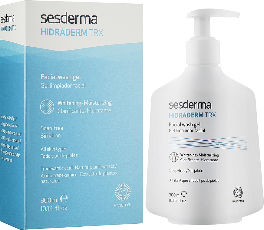 Очищувальний гель для обличчя - Sesderma Hidraderm Trx Facial Gel Wash — фото N2