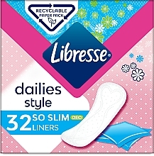 Парфумерія, косметика Щоденні прокладки ультратонкі, 32 шт. - Libresse Dailies Style So Slim Deo