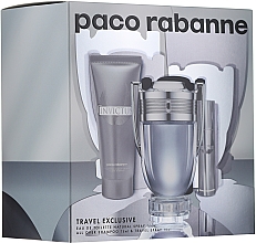 Духи, Парфюмерия, косметика Paco Rabanne Invictus - Набор (edt/100ml + edt/10ml + sh/gel/75ml)