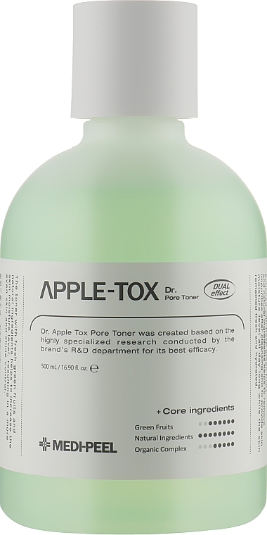 Пилинг-тонер для лица с яблоком - MEDIPEEL Dr.Apple Tox Pore Toen — фото N1
