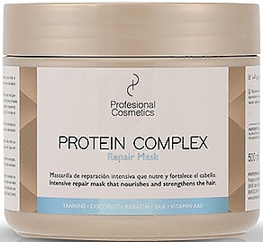 Маска для поврежденных волос - Profesional Cosmetics Protein Complex Mask — фото N1