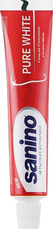 Зубная паста "Отбеливающая" - Sanino Pure White — фото N1