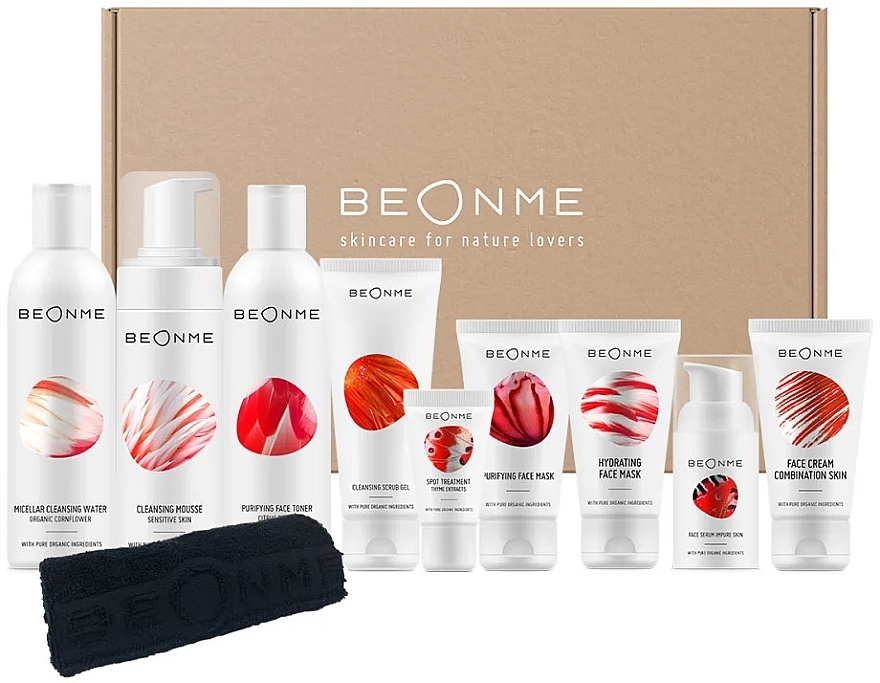 Набір, 10 продуктів - BeOnMe Oily & Combination Skin Routine Set — фото N1