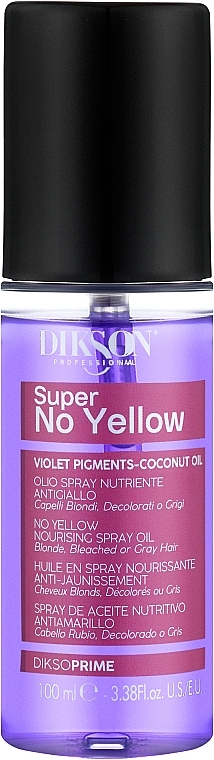Олія для нейтралізації жовтизни волосся - Dikson Super No-Yellow Oil — фото N1