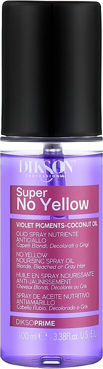 Масло для нейтрализации желтизны волос - Dikson Super No-Yellow Oil — фото N1