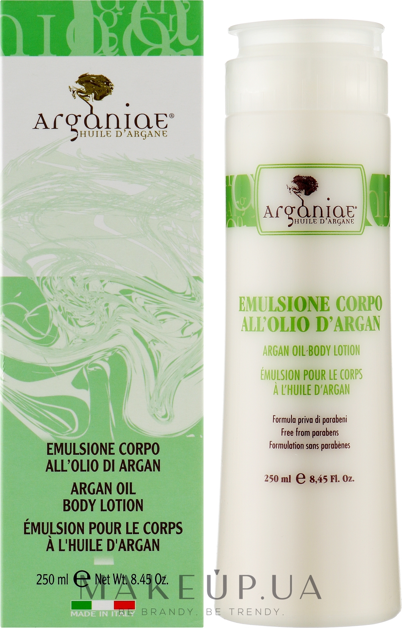 Увлажняющий лосьон для тела и массажа с аргановым маслом - Arganiae Oil Body Lotion — фото 250ml