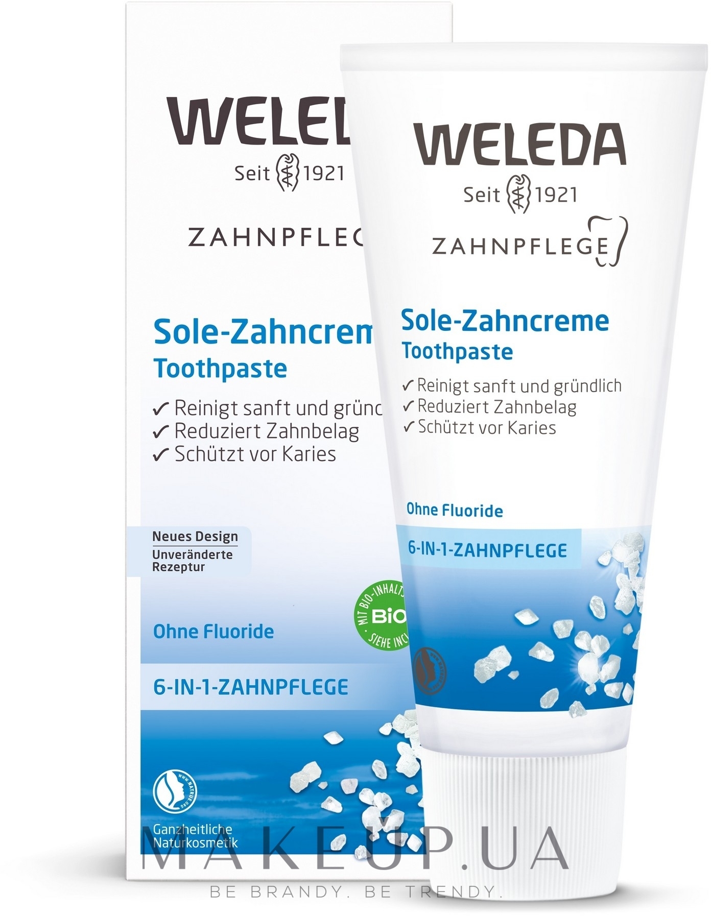 Зубна паста з мінеральною сіллю - Weleda Sole-Zahncreme — фото 75ml
