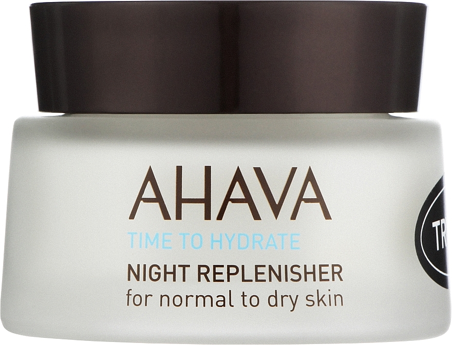 Питательный ночной крем - Ahava Time To Hydrate Night Replenisher Normal to Dry Skin (тестер) — фото N1