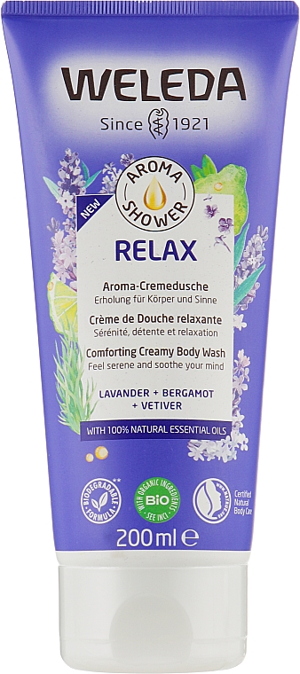 Гель для душа "Арома релакс" - Weleda Aroma Relax Comforting Creamy Body Wash