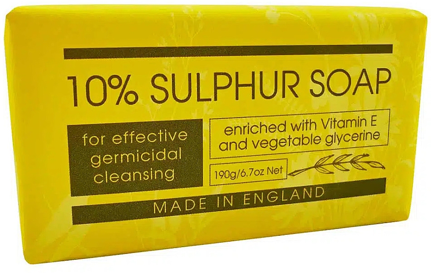 Мило "Сірчане" - The English Soap Company Take Care Collection 10% Sulphur Soap — фото N1