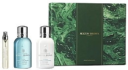 Парфумерія, косметика Molton Brown Coastal Cypress & Sea Fennel - Набір (edt/7.5ml + sh/gel/100ml + b/lot/100ml)